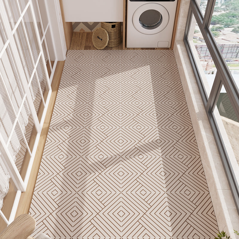 Casual Geometric Pattern Carpet Polyester Rug Stain Resistant Indoor Rug for Home Decoration