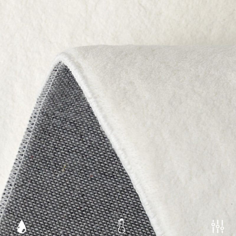 Modern Abstract Print Area Tapijt Wit Polyester Area Tapijt Non-slip achterste Tapijt voor thuisdecoratie