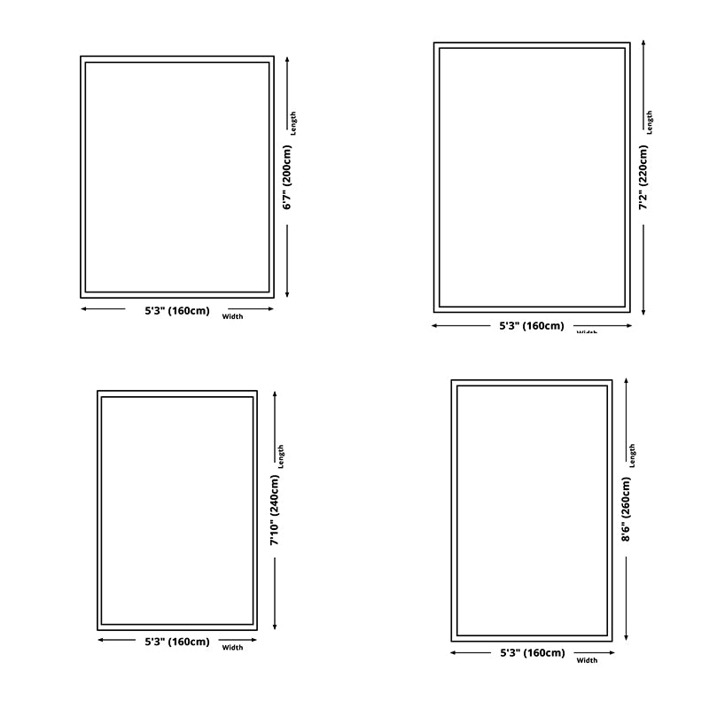 Lichtblauw modern tapijten polyester grafisch tapijt niet-slip achterste tapijt voor woonkamer