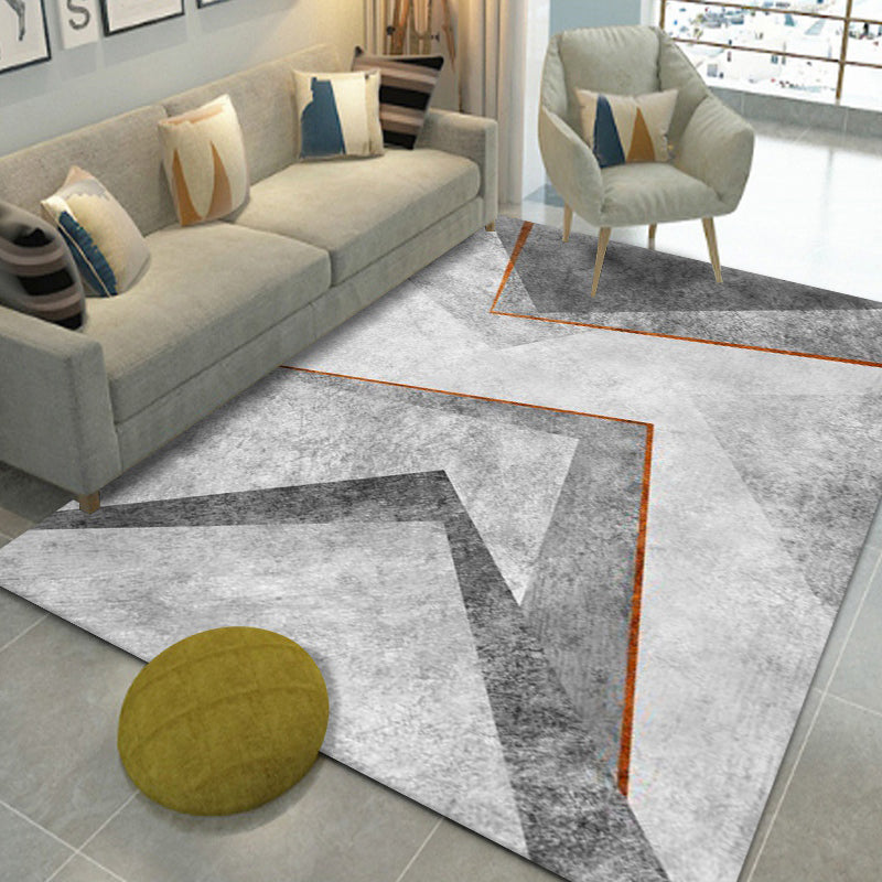 Natuurlijk geometrisch patroon tapijt polyester tapijtkleurige resistent binnen vloerkleed voor woningdecoratie