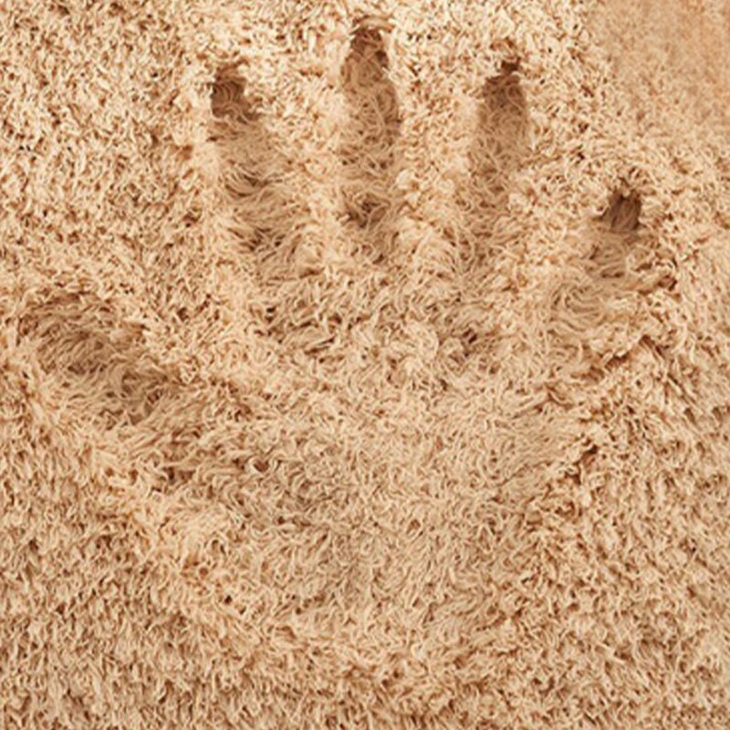 Tapis de couleur unie chic en polyester Polyester Tapis Tacon résistant aux taches pour chambre à coucher
