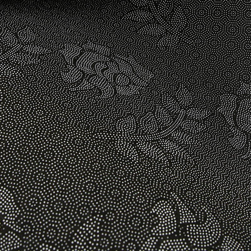 Black Modern Indoor Rug Polyester Diamond Rug Non-Slip Backing Rug for Living Room