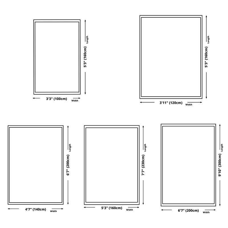 Apricot Modern Carpet Plaid Pattern Polyester Area Rug Easy Care Washable Rug for Home Decor