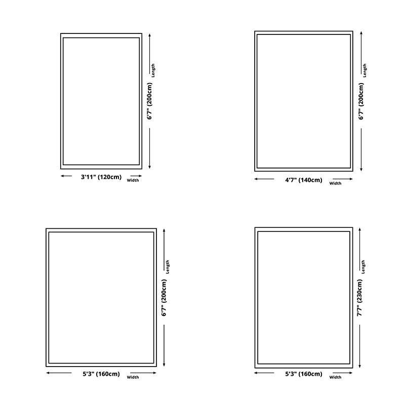 Navy Modern Rug Polyester Graphic Rug Stain Resistant Rug for Living Room