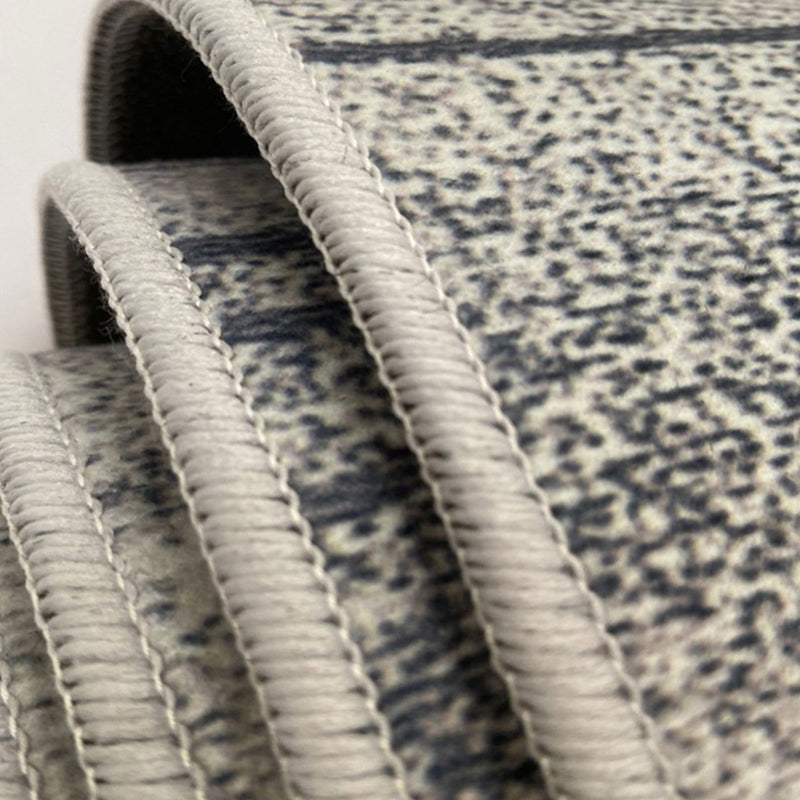 Simple Triangle Print Rug Polyester Area Carpet Non-Slip Backing Indoor Rug for Home Decoration