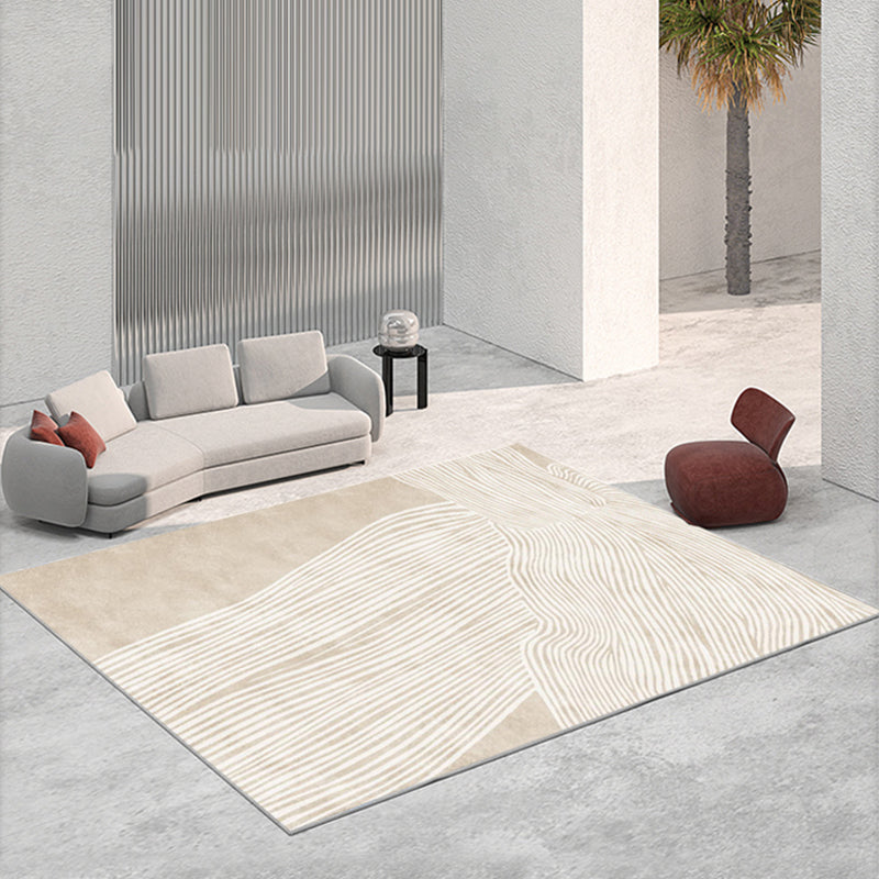 Minimalistisch grafisch patroon Tapijten Polyester binnen tapijt Tapijt Non-slip ruggebied Tapijt voor woonkamer