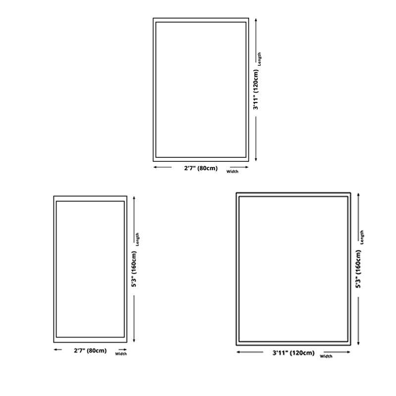 Dark Gray Lozenge Rug Polyester Modern Rug Washable Rug for Home Decor