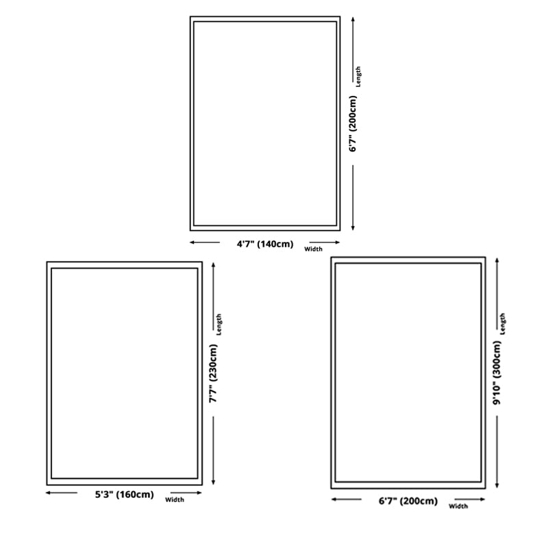 Dark Gray Lozenge Rug Polyester Modern Rug Washable Rug for Home Decor