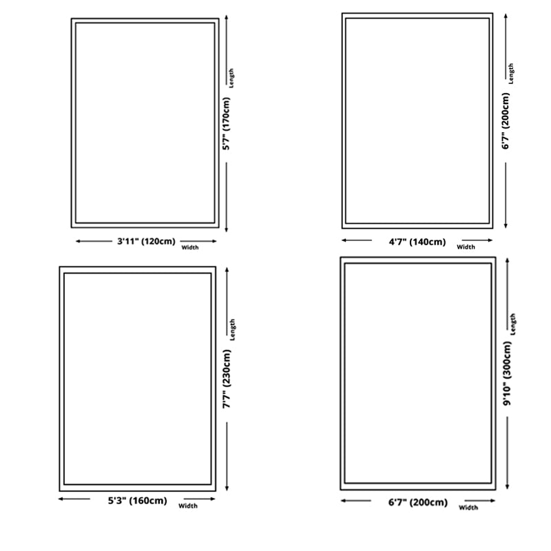 Apricot Modern Rug Polyester Striped Indoor Rug Non-Slip Backing Rug for Living Room