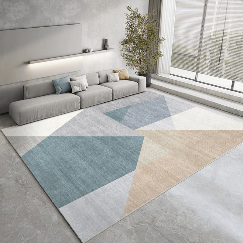 Eenvoudige huizendecoratie Tapijt Geometrie Print tapijt Polyester Niet-slip achterste ruggebied Tapijt