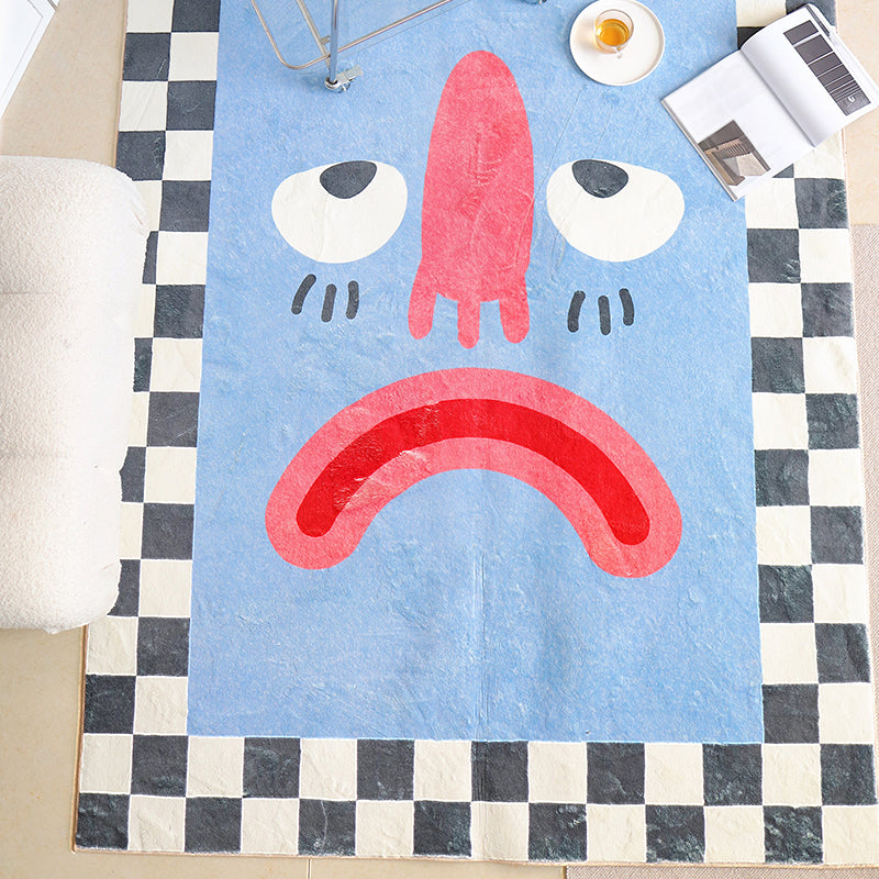 Stijlvolle moderne tapijt geometrische print polyester gebied Tapijt niet-slip achterste ruggebied tapijt voor woonkamer