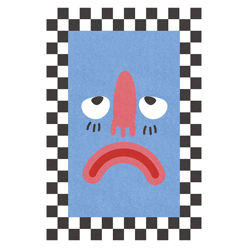 Stijlvolle moderne tapijt geometrische print polyester gebied Tapijt niet-slip achterste ruggebied tapijt voor woonkamer