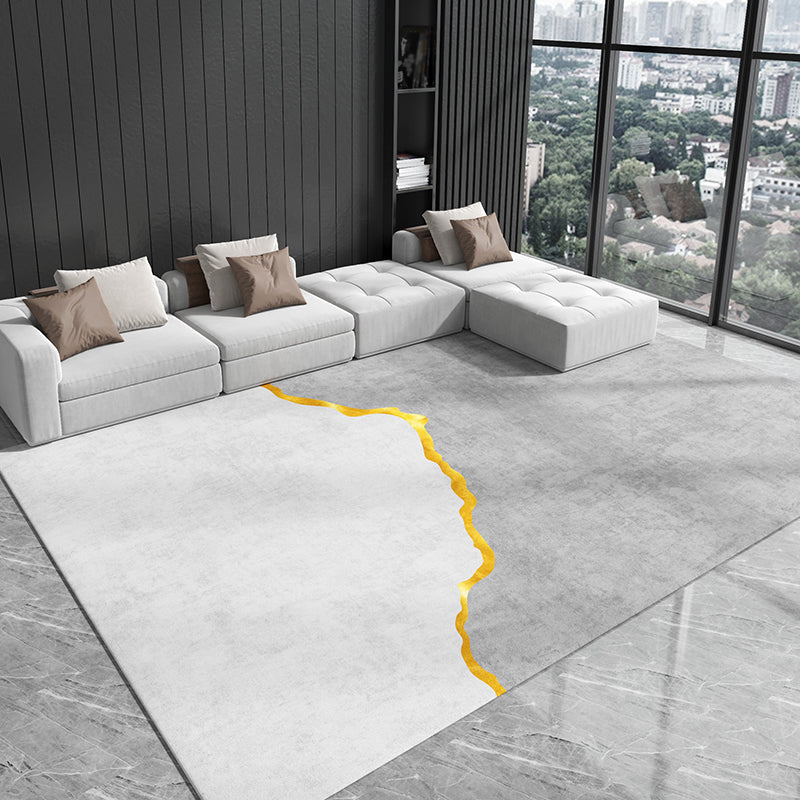 Casual huizen Decoratie Tapijt Grijze geometrie Print tapijt polyester Polyester Niet-slip achtergrondgebied Tapijt