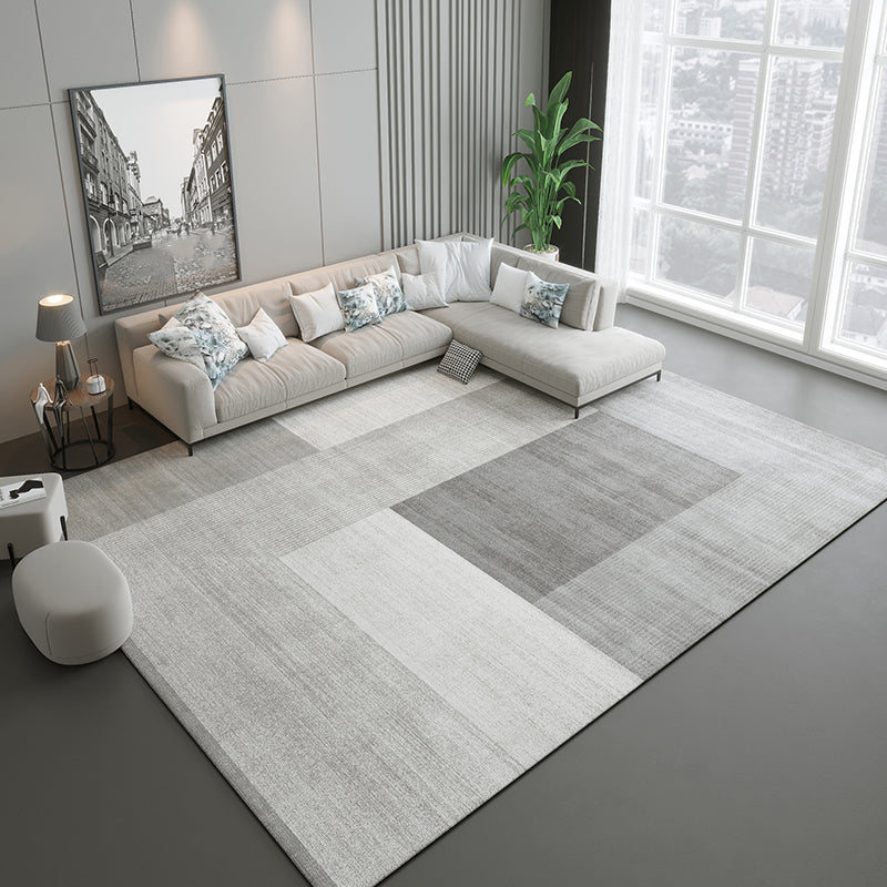 Casual huizen Decoratie Tapijt Grijze geometrie Print tapijt polyester Polyester Niet-slip achtergrondgebied Tapijt