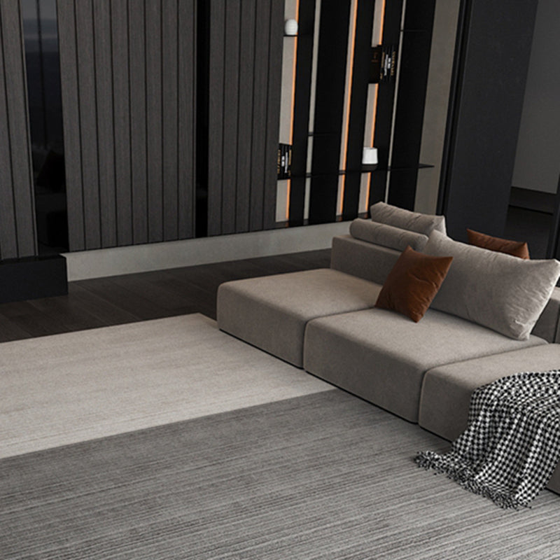 Chique moderne tapijt Solid Color Polyester Area Rug Stain Resistant Area Tapje voor woonkamer