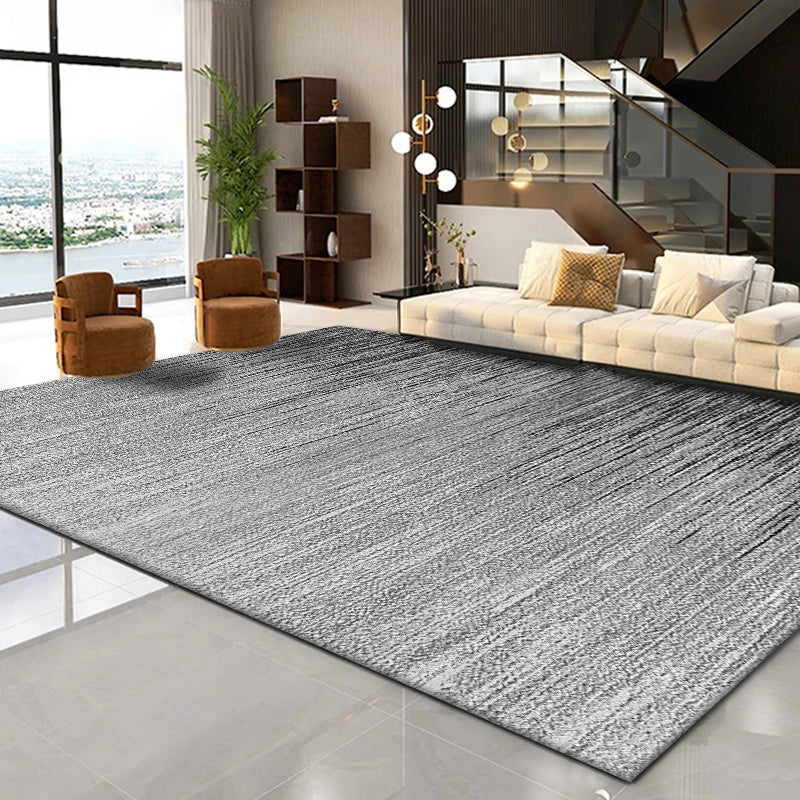 Grijs modern tapijt geometrisch patroon polyester gebied tapijt niet-slip achterste tapijt voor woonkamer