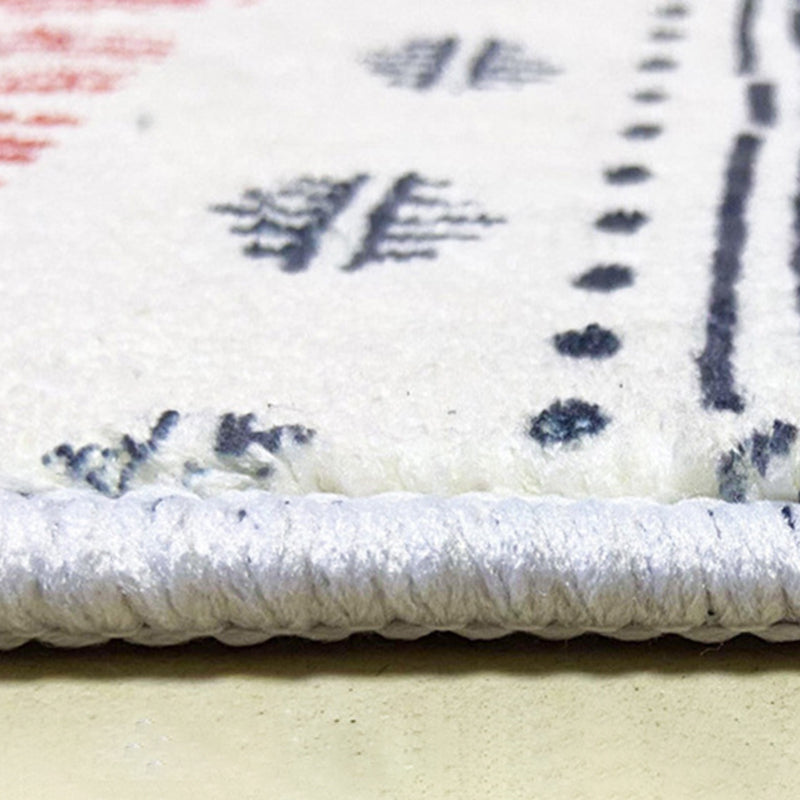 Luxuriant Modern Rug Black Graphic Carpet Washable Indoor Rug for Home Decor