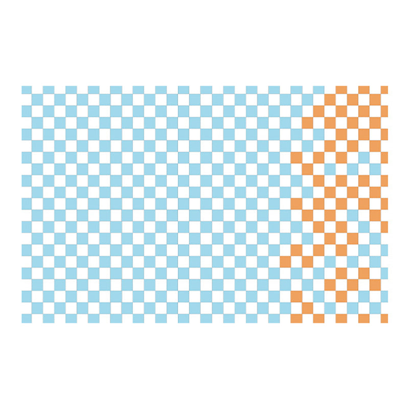 Green Modern Carpet Polyester Grid Carpet Stain Resistant Carpet for Living Room