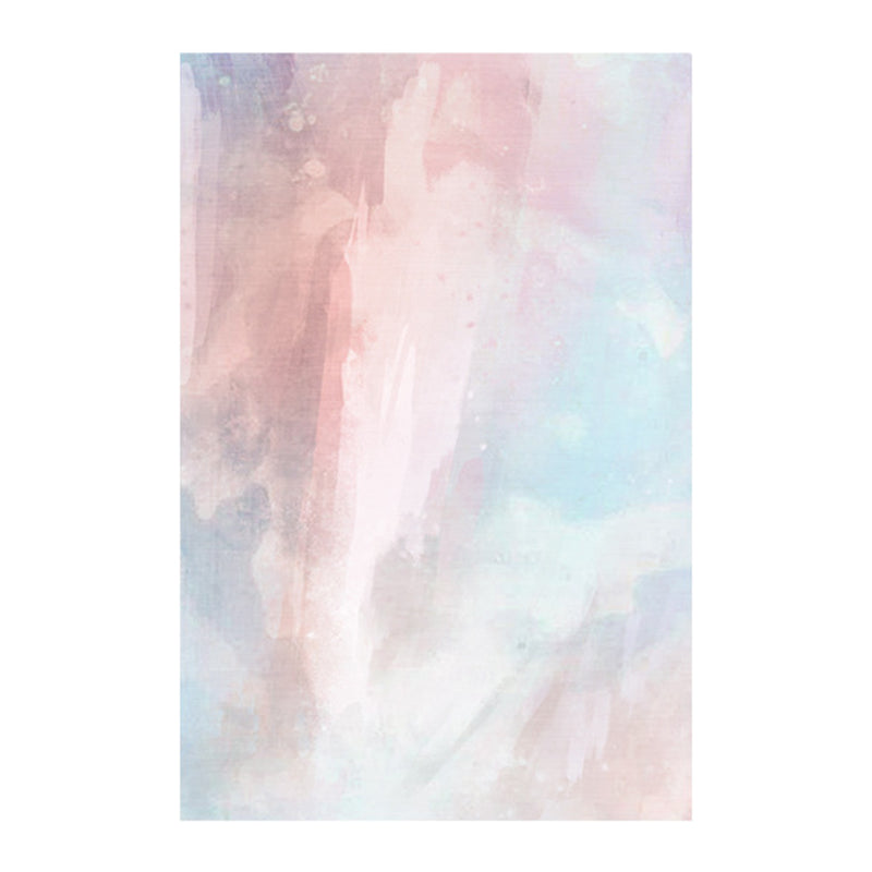 Casual Flowing Swirls Pattern Rug Polyester Area Carpet Pet Friendly Indoor Carpet for Living Room