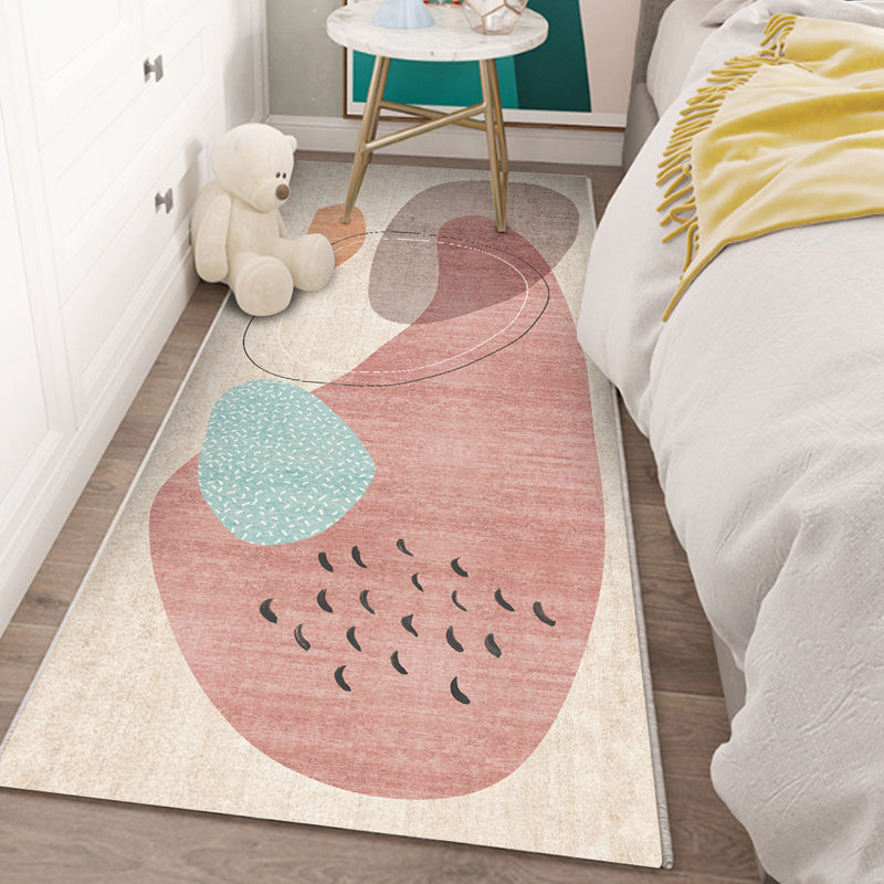 Grijs geometrisch patroon tapijt Modern polyester gebied Tapijt niet-slip ruggebied tapijt voor woonkamer