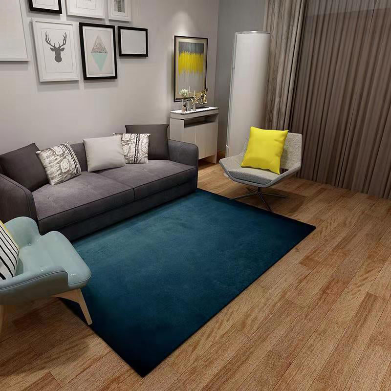 Grey Geometric Print Carpet Modern Polyester Area Rug Stain Resistant Rug for Home Decor