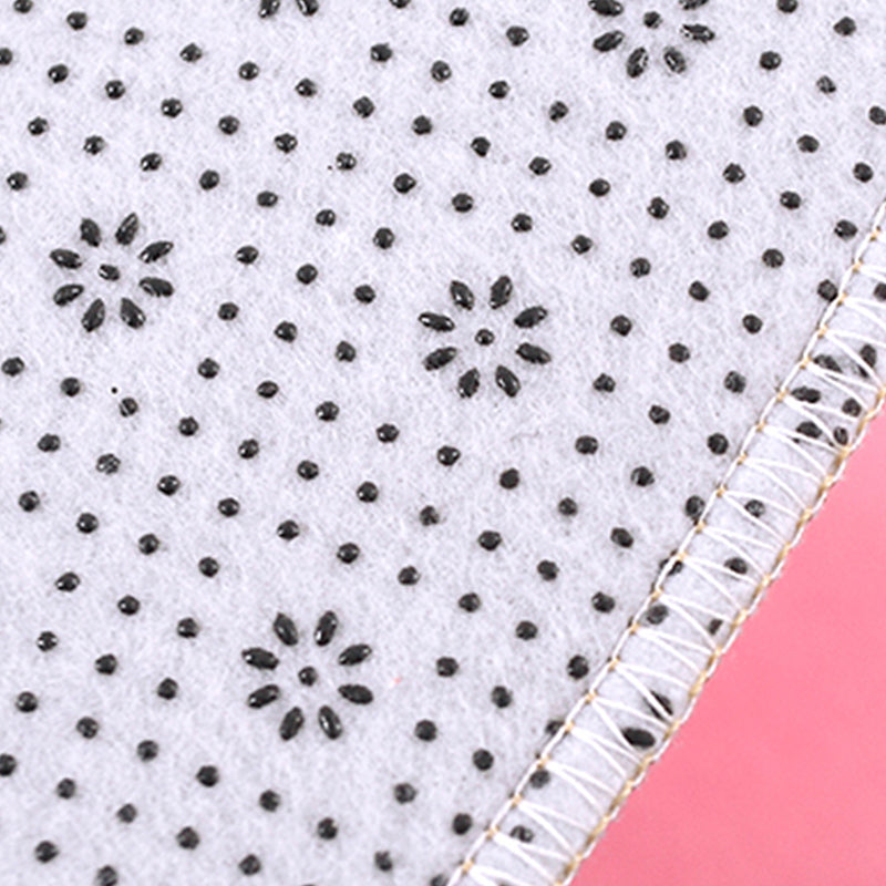 Wit modern tapijt polyester driehoek tapijt zonder slip achterste tapijt voor woonkamer