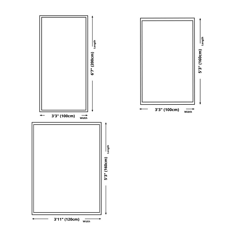 White Modern Rug Polyester Line Rug Stain Resistant Rug for Home Decor