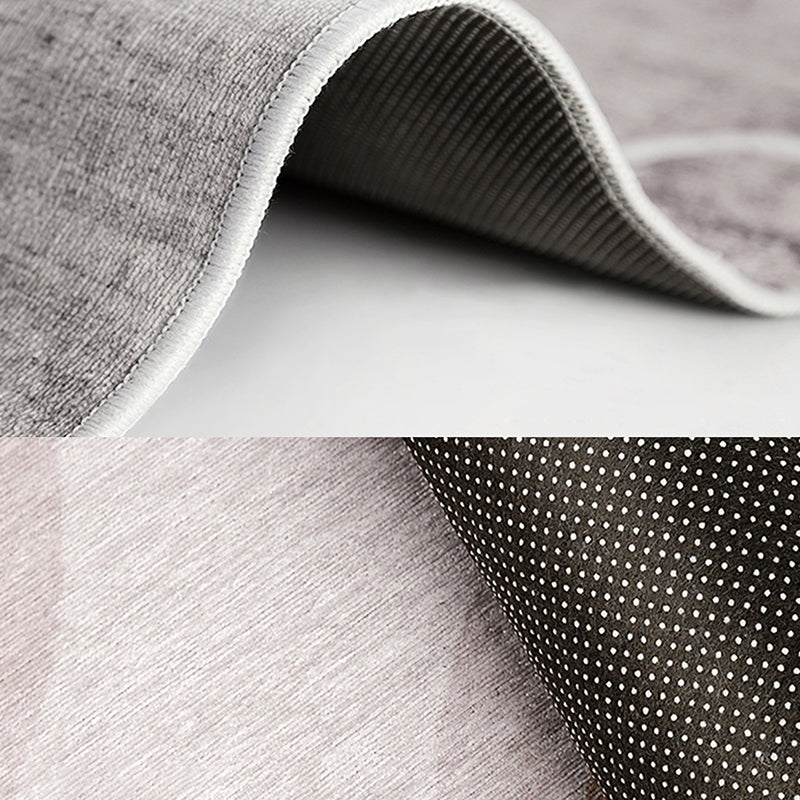 Moderne woonkamer Tapijt Grijs Polyester Gebied Rug vlekbestendig vloerkleed voor thuisdecoratie
