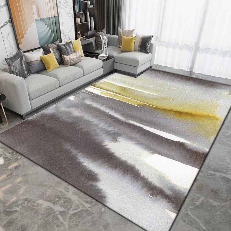 Eenvoud Area tapijt trendy polyester abstract patroon binnen tapijt niet-slip tapijt voor woonkamer