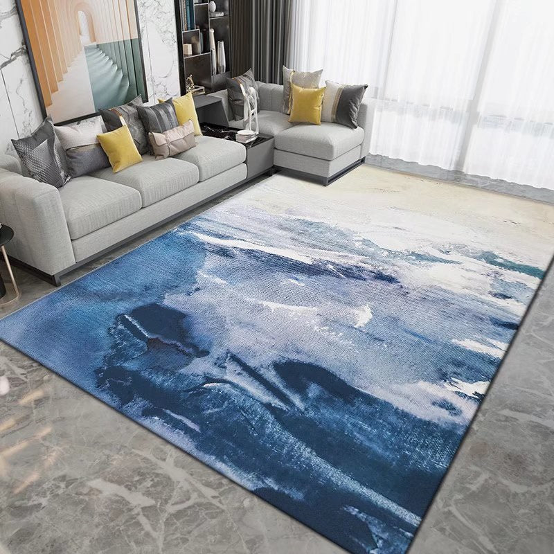 Eenvoud Area tapijt trendy polyester abstract patroon binnen tapijt niet-slip tapijt voor woonkamer