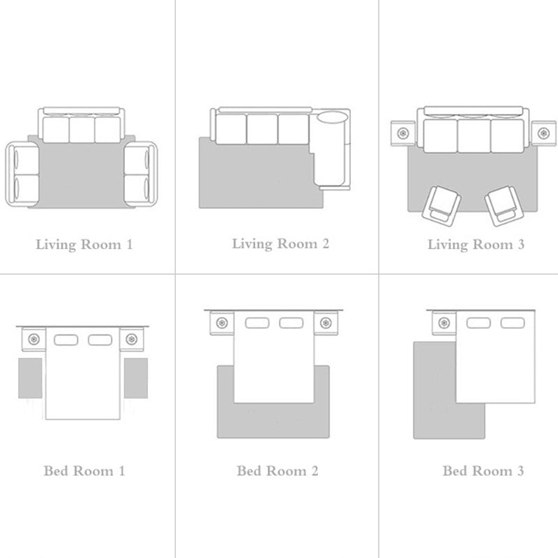 Contemporary Graphic Pattern Carpet Polyester Indoor Rug Pet Friendly Area Rug for Home Decoration