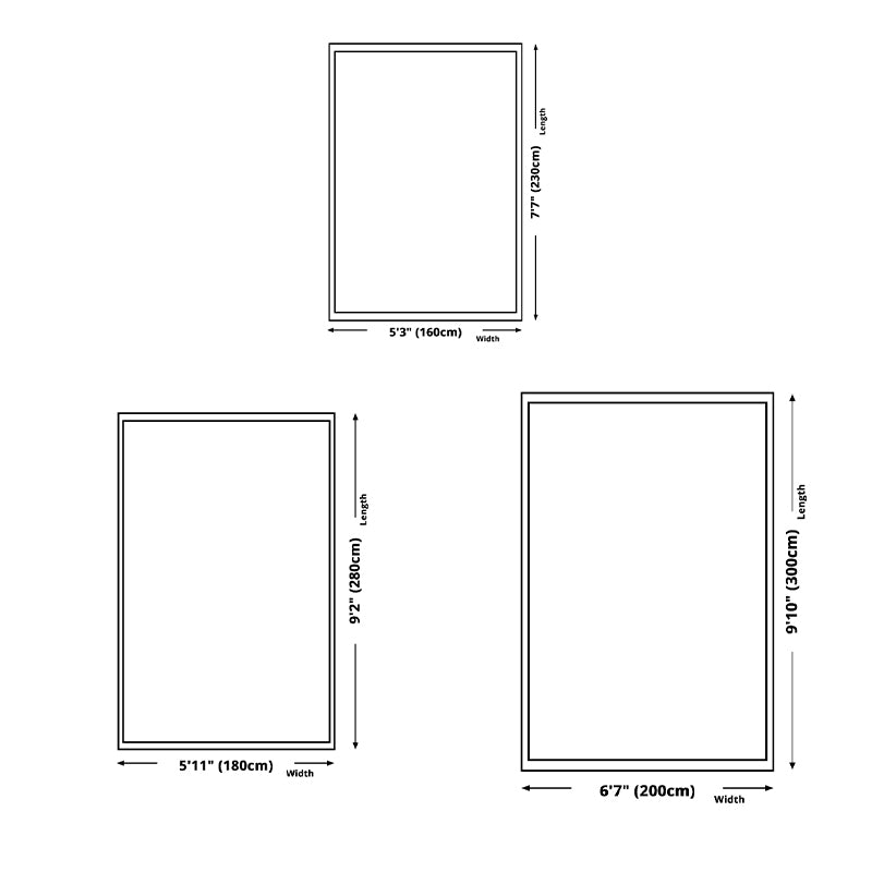 Wit abstract patroon tapijt modern polyester gebied tapijt niet-slip achterste tapijt voor woningdecoratie