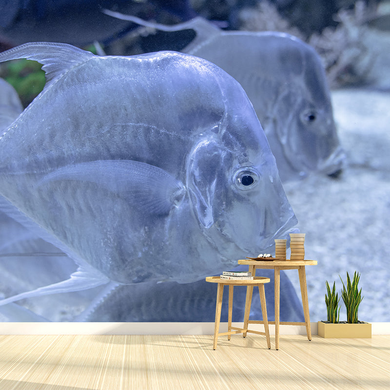 Marine Life Mural Environment Friendly Wallpaper Home Decoration for Living Room