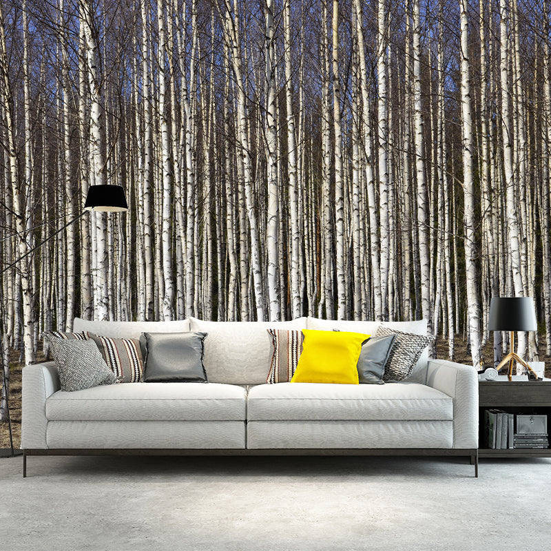 Forest Minimalism Style Mural Wallpaper for Living Room Bedroom, Waterproofing