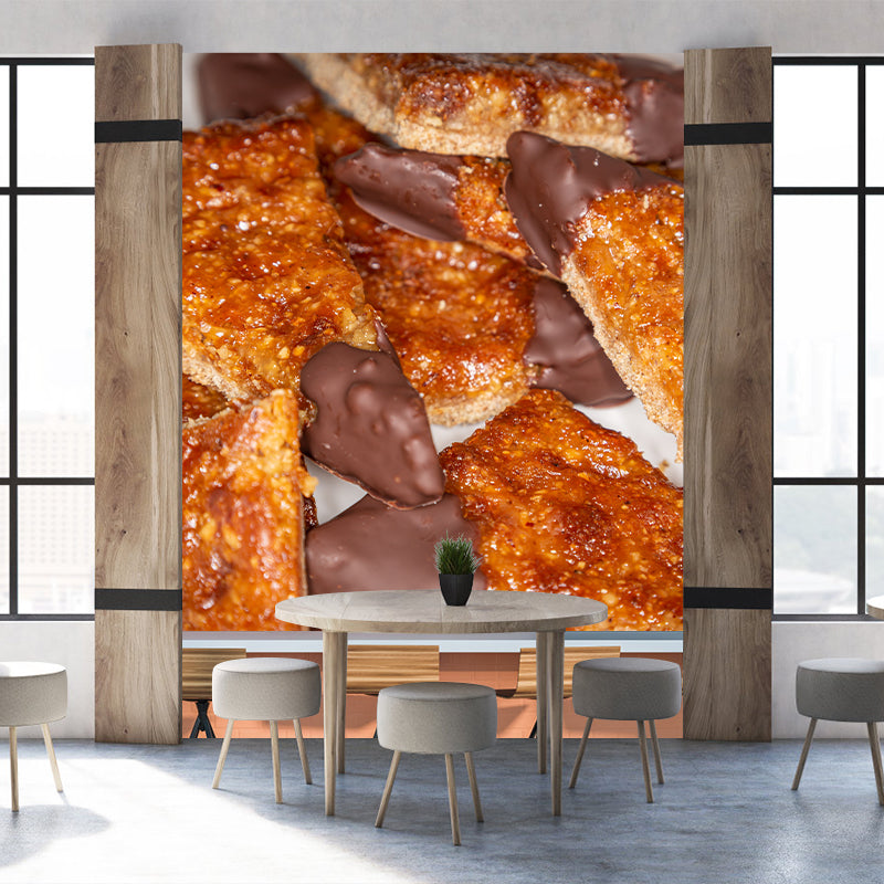 Sweet Food Wall Mural Wallpaper for Cake Shop Wall Decor, Made to Measure