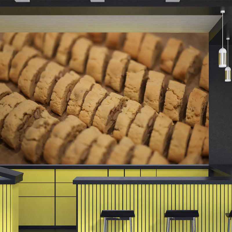 Sweet Food Wall Mural Wallpaper for Cake Shop Wall Decor, Made to Measure