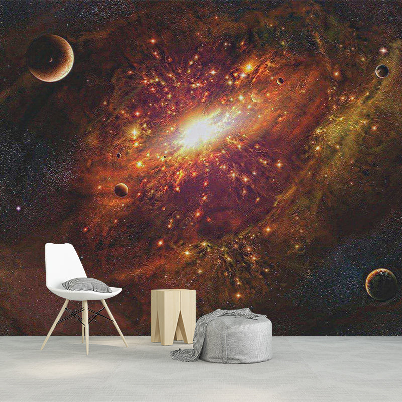 Space Universe Modern Mural Wallpaper Personalized Wall Covering for Bedroom