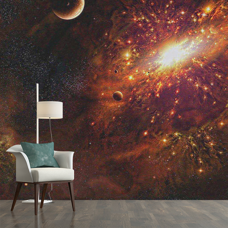 Space Universe Modern Mural Wallpaper Personalized Wall Covering for Bedroom