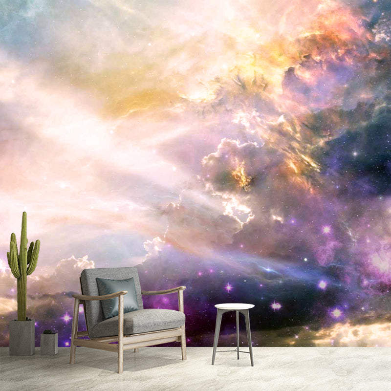 Space Universe Modern Mural Wallpaper Personalized Wall Covering for Bedroom