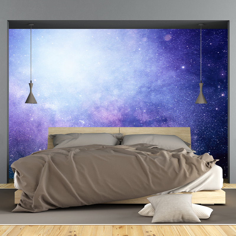 Star Universe Wall Mural Full Size Wall Covering for Sleeping Room, Waterproofing