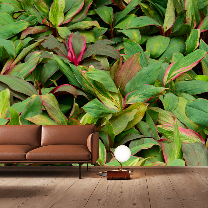 Simple Plant Wall Mural Decal for Bedroom Decoration, Moisture Resistant