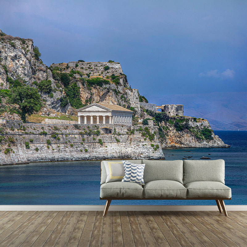 Seascape Mural Moisture Resistant Wallpaper Wall Decor Bathroom Floor Murals