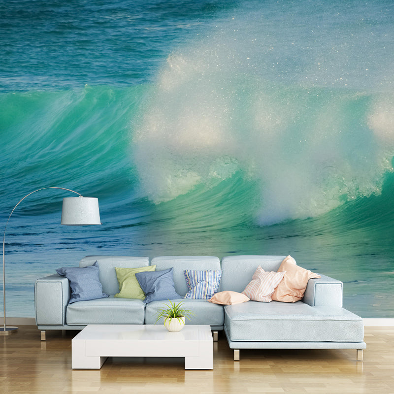 Seascape Mural Moisture Resistant Wallpaper Wall Decor Bathroom Floor Murals