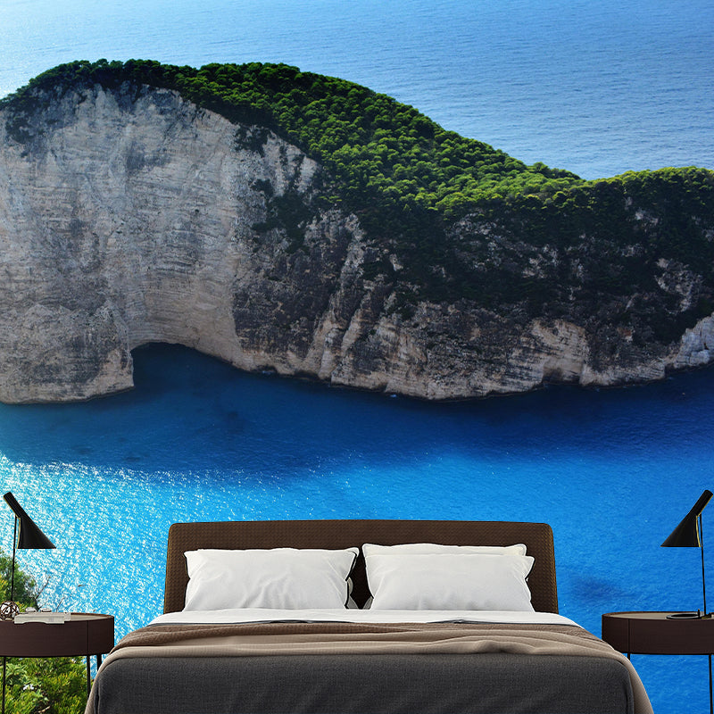 Seascape Wall Mural Moisture Resistant Wallpaper Wall Decor for House Interior