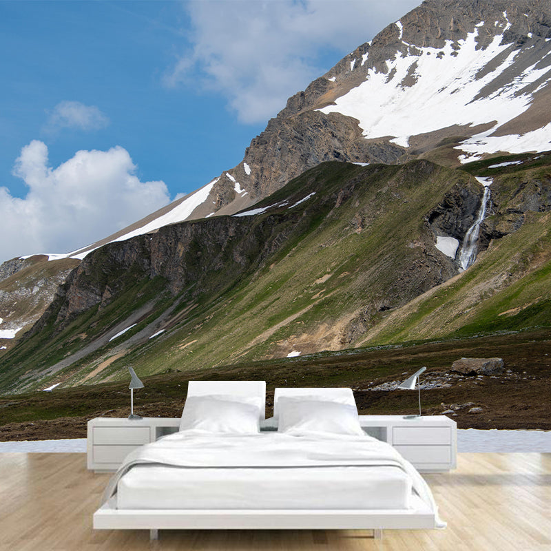 Customized Mountain Landscapes Mural Environment Friendly Wallpaper for Decoration
