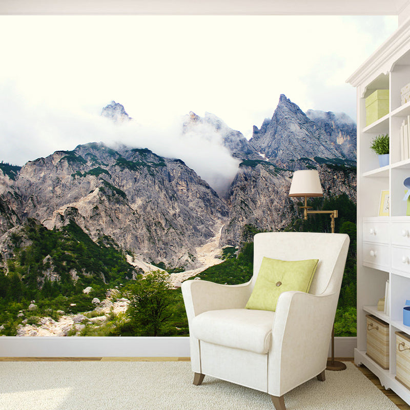 Customized Mountain Landscapes Mural Environment Friendly Wallpaper for Decoration