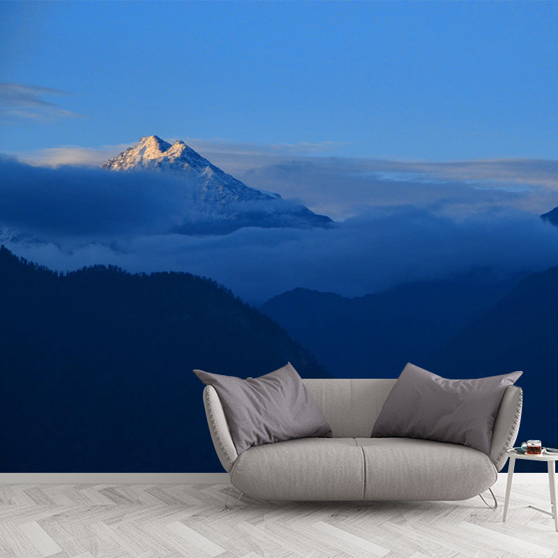 Magnificent Mountain Landscapes Mural Horizontal Photography for Living Room