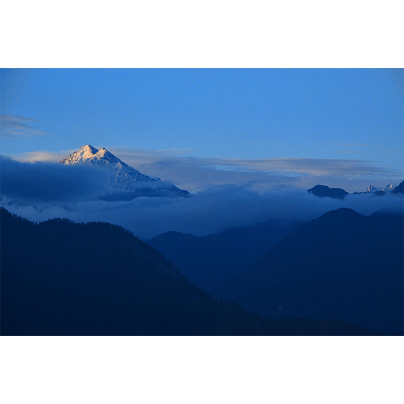 Magnificent Mountain Landscapes Mural Horizontal Photography for Living Room