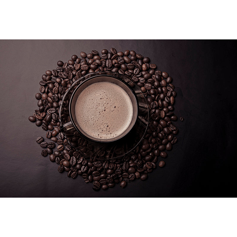 Coffee Beans Mural Wallpaper Modern Decoration for Coffe Shop, Custom Size Available