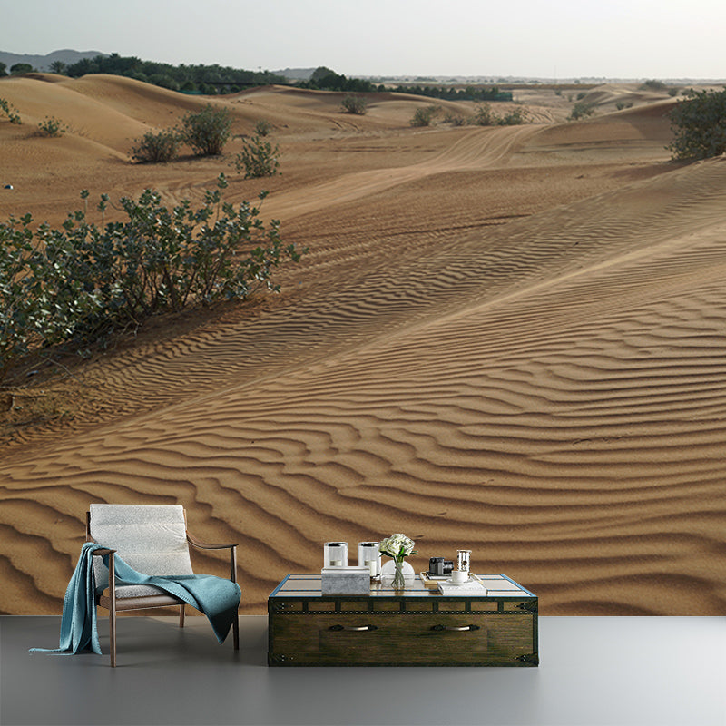 Desert Landscape Wall Murals for Guest Room Water Resistant Wall Decor, Customized Size